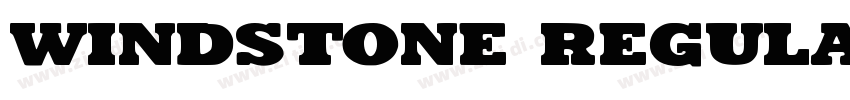 Windstone Regular字体转换